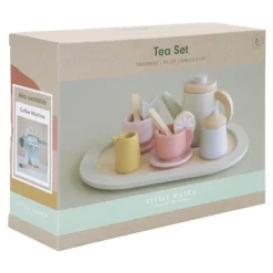Little Dutch Set de Té ·*Niños Cocinas De Madera Y Accesorios Juguete|Juguetes Waldorf