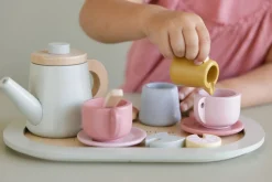 Little Dutch Set de Té ·*Niños Cocinas De Madera Y Accesorios Juguete|Juguetes Waldorf