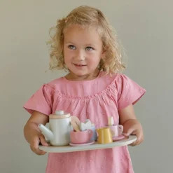 Little Dutch Set de Té ·*Niños Cocinas De Madera Y Accesorios Juguete|Juguetes Waldorf