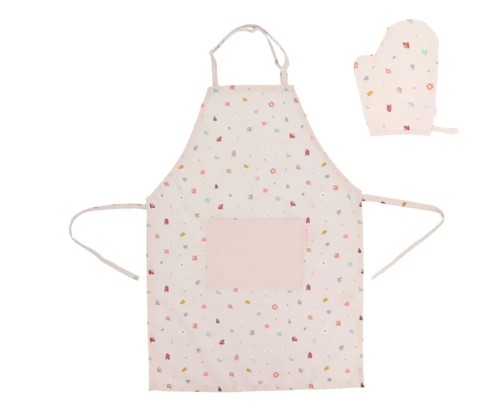 Tutete Set Delantal Geometric Nature*Niños Accesorios De Cocina Para Niños