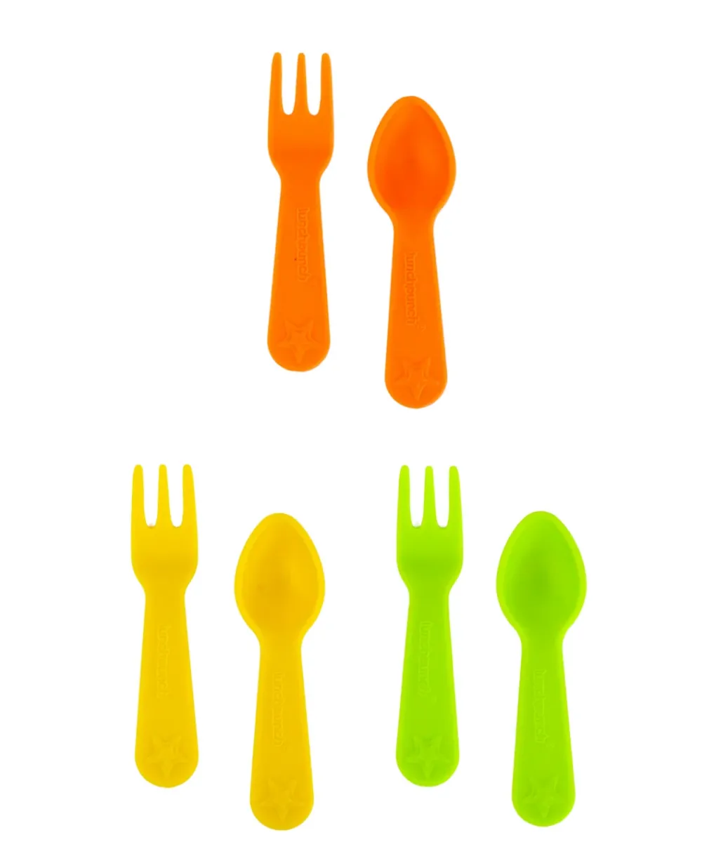 Lunch Punch Set Tenedor & Cuchara (varios colores)* Cajas De Almuerzo Infantil·Con Compartimentos|Cajas De Almuerzo Infantil·Sin Compartimentos