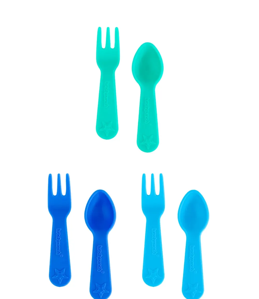 Lunch Punch Set Tenedor & Cuchara (varios colores)* Cajas De Almuerzo Infantil·Con Compartimentos|Cajas De Almuerzo Infantil·Sin Compartimentos