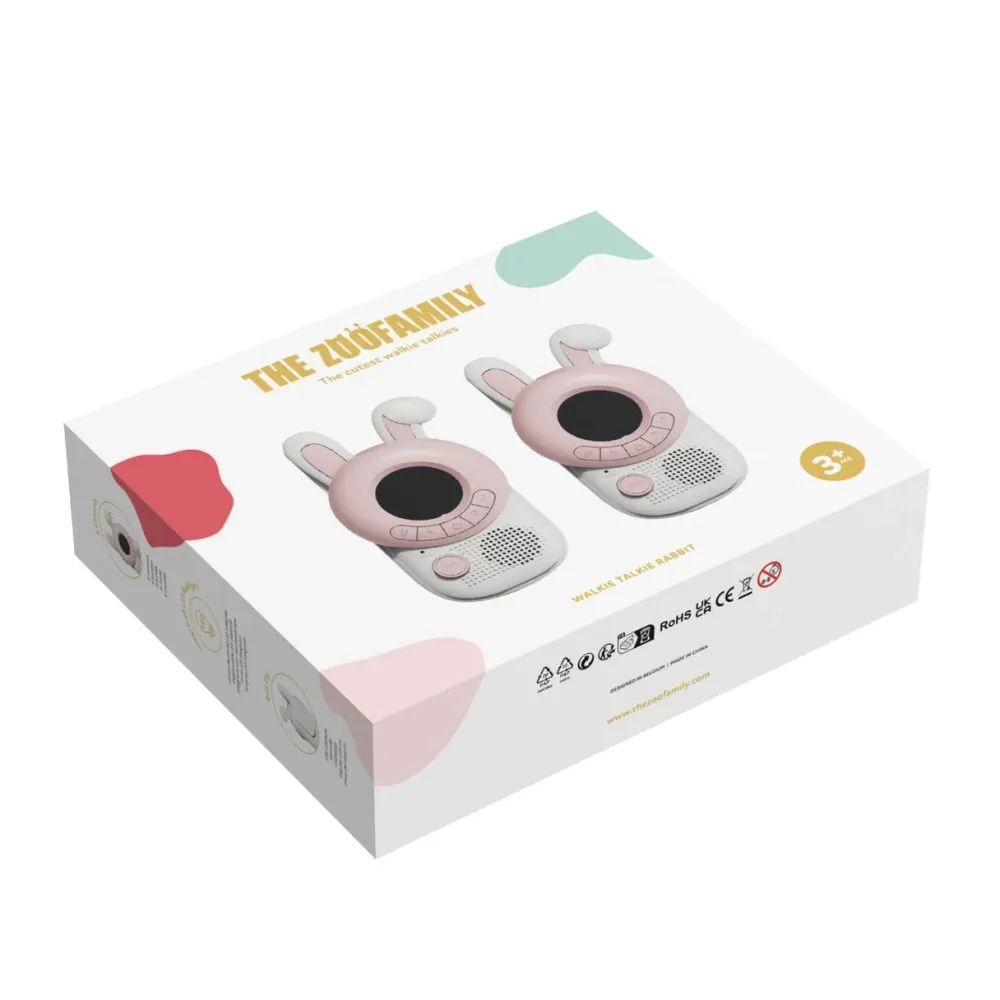 The Zoofamily Set Walkie Talkie Rabbit ·*Niños Walkie Talkie Para Niños
