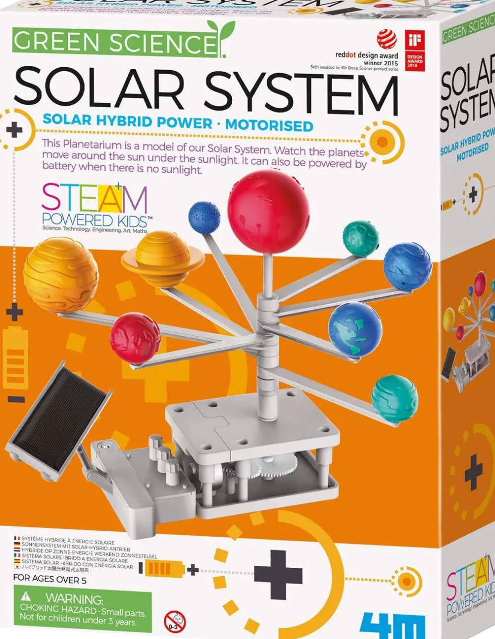 4M Sistema Solar Motorizado ·*Niños Juguetes Stem