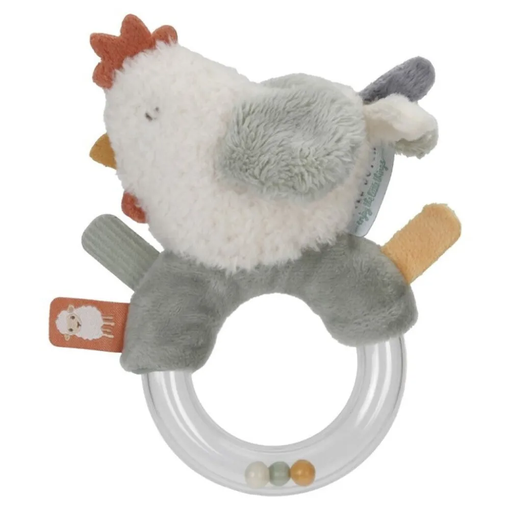 Little Dutch Sonajero Anillo Gallina Pequeña granja ·*Niños Sonajeros