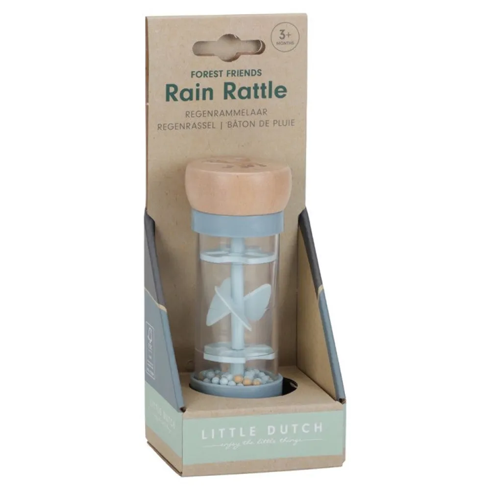 Little Dutch Sonajero de Lluvia Forest Friends ·*Niños Juguetes Waldorf|Juguetes Montessori