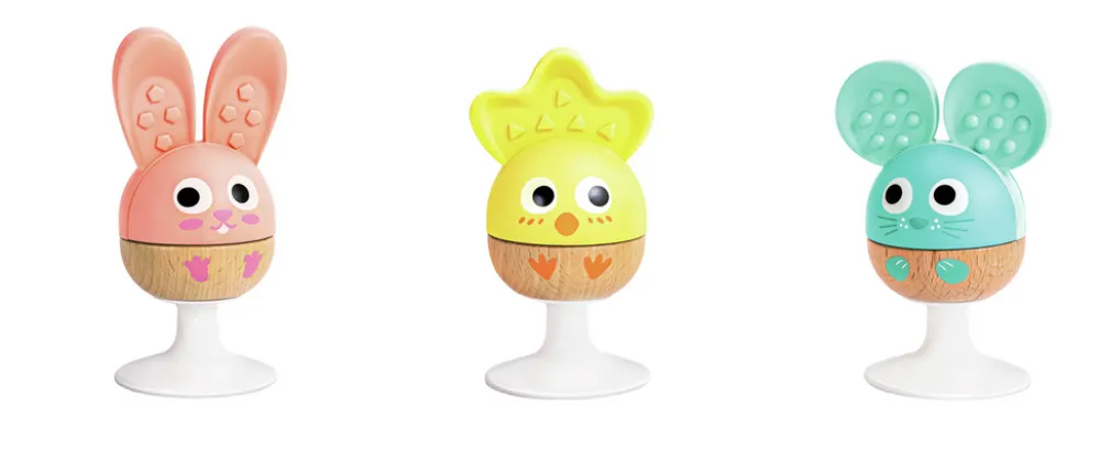 Hape Sonajero mordedor ventosa ·*Niños Mordedores|Sonajeros