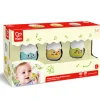 Hape Sonajeros Tentetieso Polluelos ·*Niños Juguetes De Madera Para Niños|Juguetes De Estimulación Para Bebé