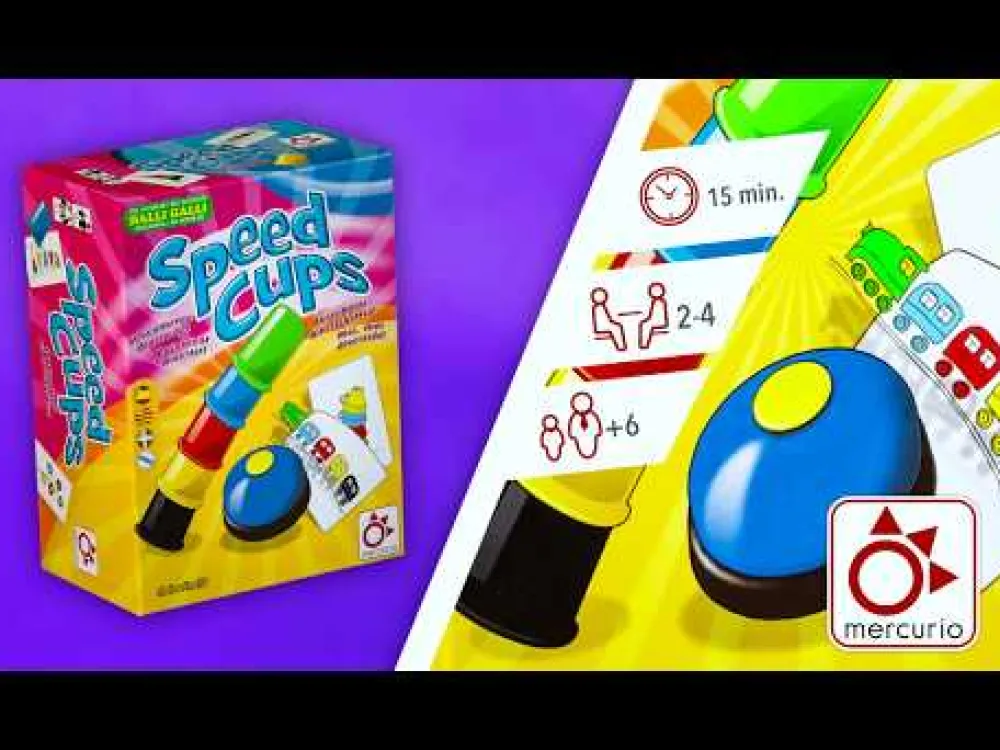 Mercurio Speed Cups ·*Niños Mercurio Juegos De Mesa|Juegos De Mesa Competitivos
