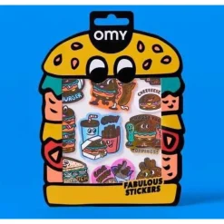 Omy Stickers Big Burger ·*Niños Juegos De Viaje