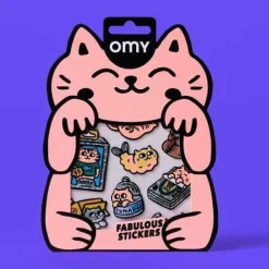 Omy Stickers Big Kitty ·*Niños Juegos De Viaje