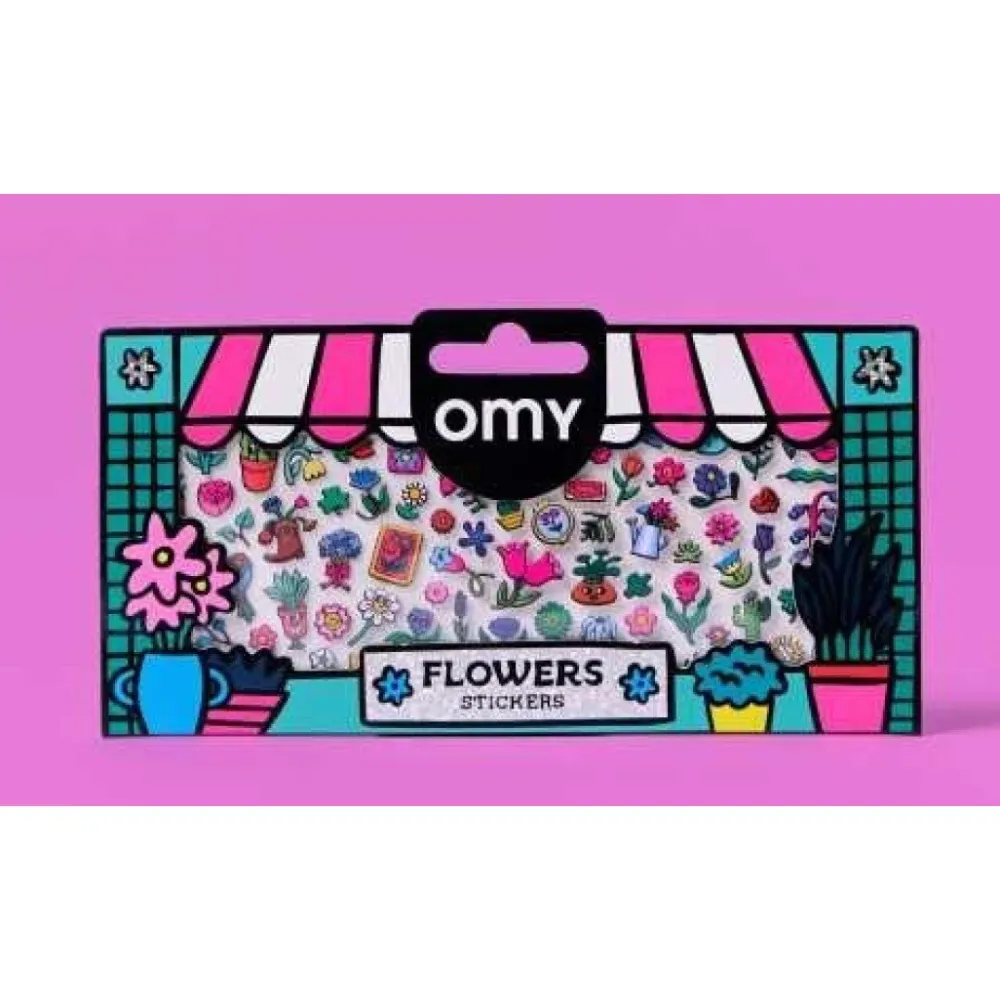 Omy Stickers Boutique Flowers ·*Niños Juegos De Viaje