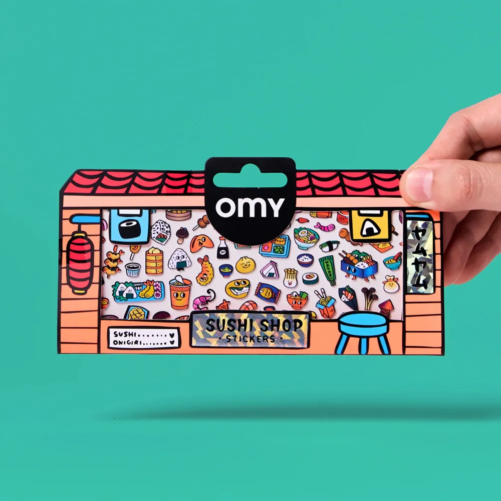 Omy Stickers Boutique Sushi ·*Niños Juegos De Viaje