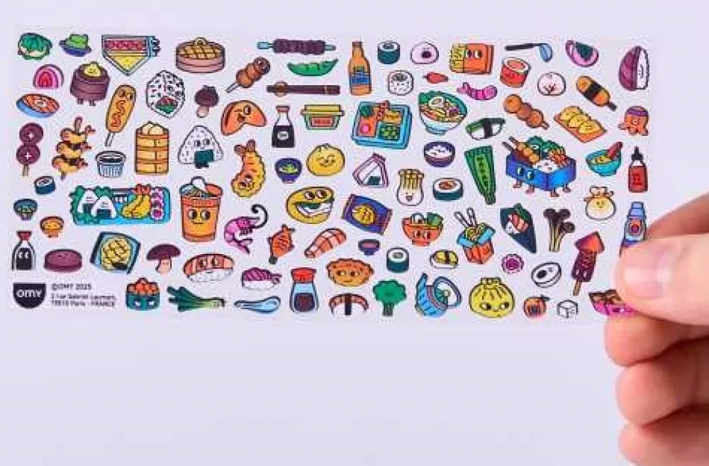 Omy Stickers Boutique Sushi ·*Niños Juegos De Viaje