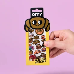 Omy Stickers Iconic Croissant ·*Niños Juegos De Viaje