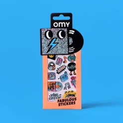 Omy Stickers Iconic Music ·*Niños Juegos De Viaje