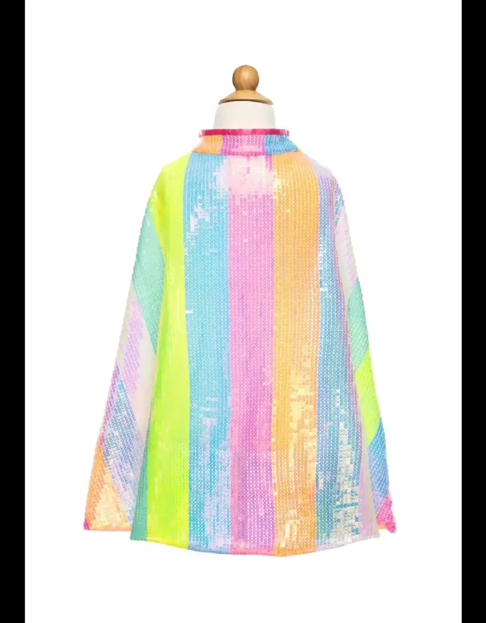 Great Pretenders Stripy Sequins Capa · 4-6 años*Niños Disfraces Infantiles
