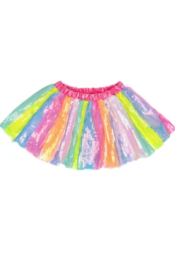 Great Pretenders Stripy Sequins Falda · 4-6 años*Niños Disfraces Infantiles