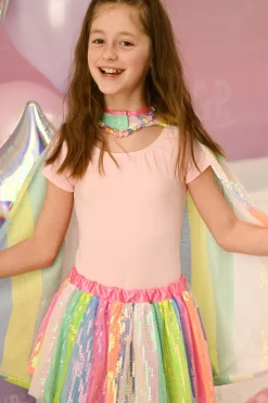 Great Pretenders Stripy Sequins Falda · 4-6 años*Niños Disfraces Infantiles