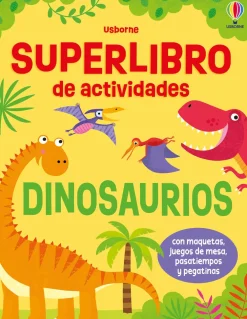 Usborne Super libro de actividades Dinosaurios*Niños Libros Para Colorear|Libros Para Colorear