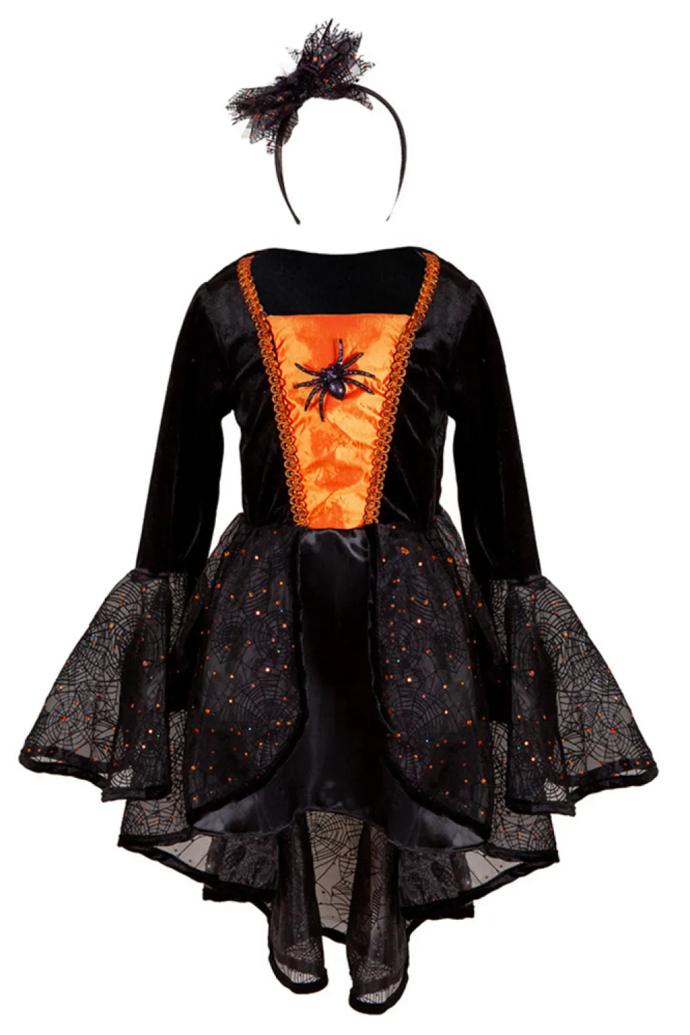 Great Pretenders Sybil The Spider Witch (varias tallas)*Niños Disfraces Infantiles