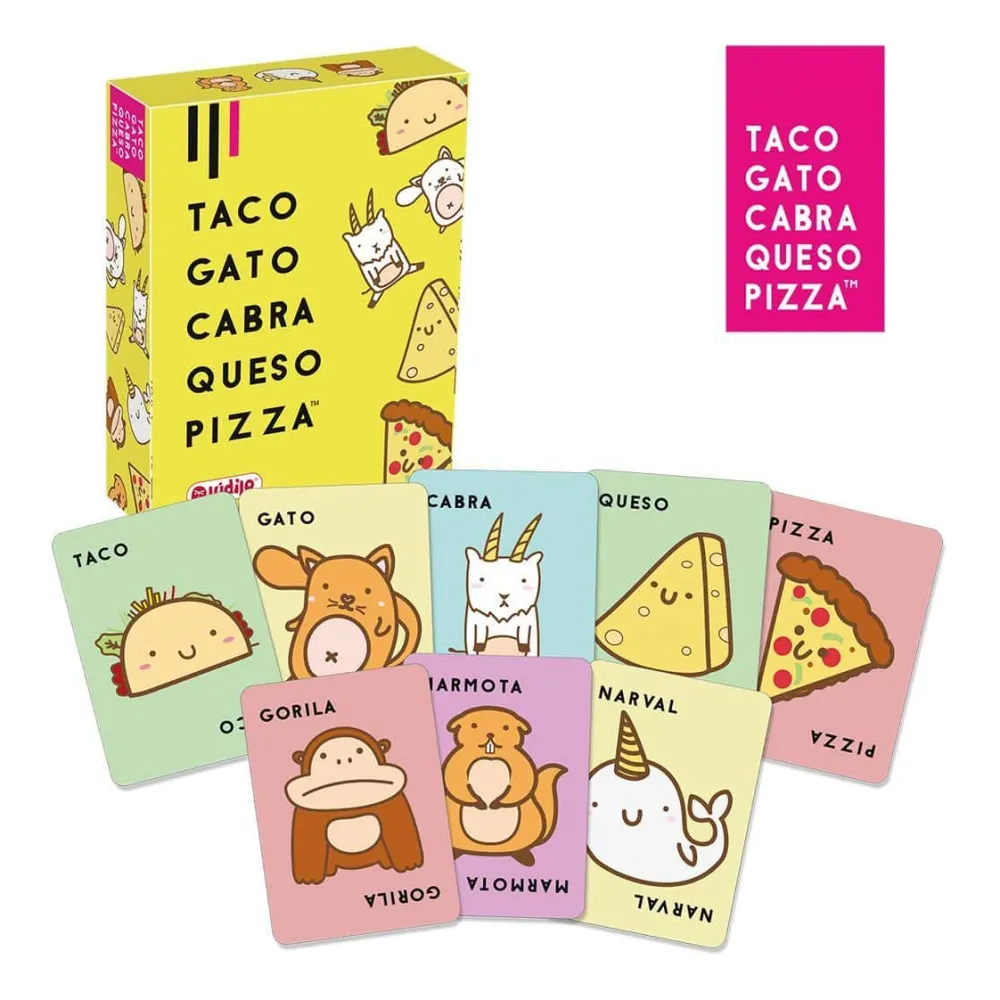 Ludilo Taco gato cabra queso pizza ·*Niños Ludilo|Juegos De Mesa De Viaje