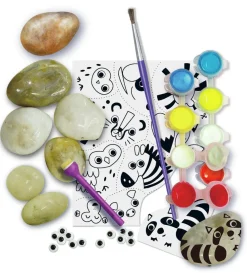 4M Taller de pintar animales con piedras ·*Niños Kit De Manualidades
