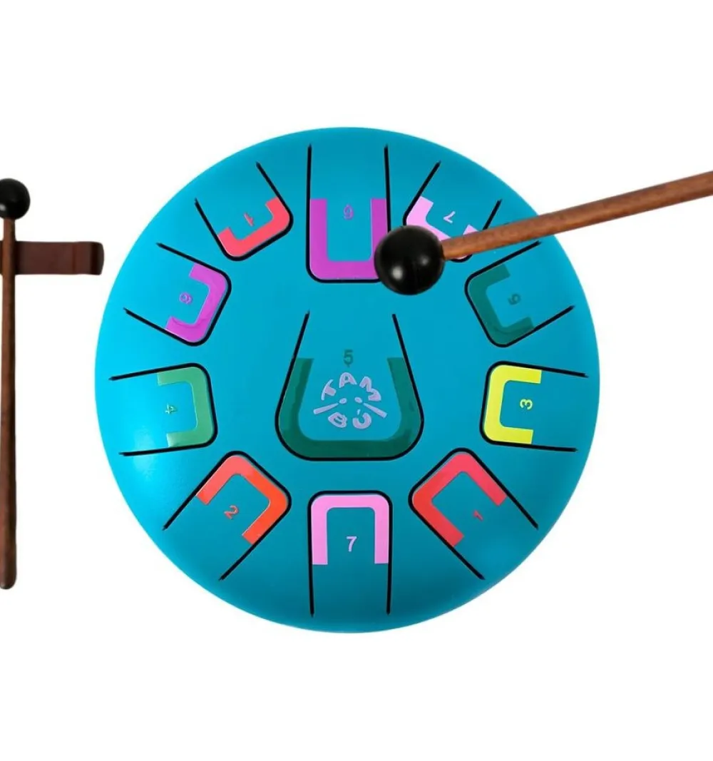 Juega Conmigo Tambú 8" 11 notas - Color Turquesa Mate*Niños Juguetes Musicales