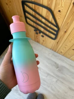Chilly's Tapón Sport 260-500ml · Pastel Azul* Botellas De Agua De Acero|Botellas De Agua Para El Cole·Botellas De Acero