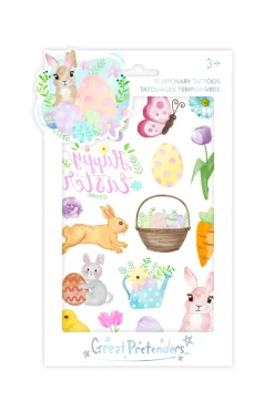 Great Pretenders Tatoo Easter Bunny ·*Niños Tatuajes Para Niños|Disfraces Infantiles