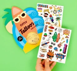 Omy Tattoos Surf & Skate ·*Niños Tatuajes Para Niños|Disfraces Infantiles