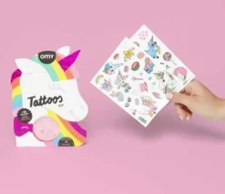 Omy Tattoos Unicornio Lily ·*Niños Tatuajes Para Niños|Disfraces Infantiles