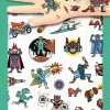 Djeco Tatuajes héroes contra villanos ·*Niños Tatuajes Para Niños|Disfraces Infantiles