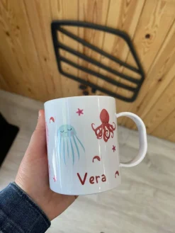 Bizcocho de Yogur Taza Infantil Bajo el Mar* Tazas Infantiles
