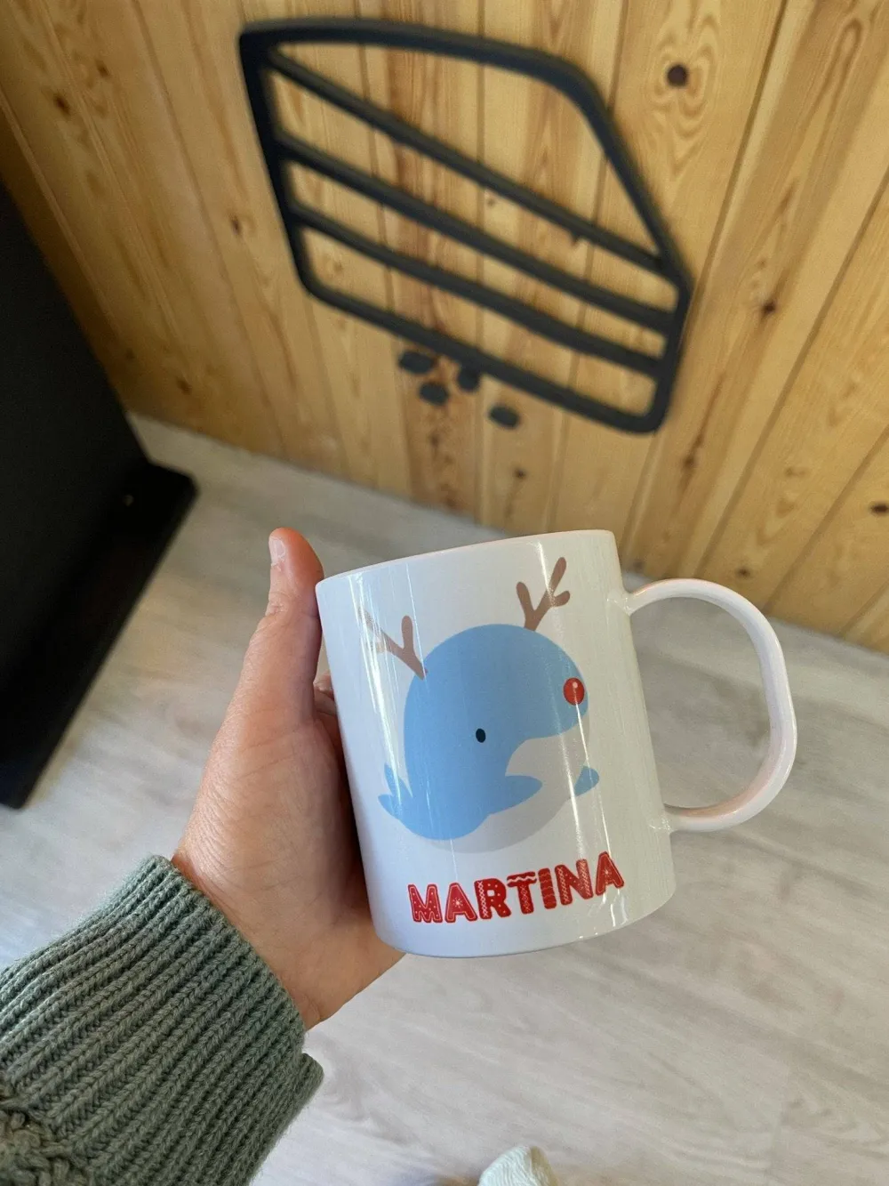 Bizcocho de Yogur Taza Infantil Navidad · Ballena y Pingüino* Tazas Infantiles