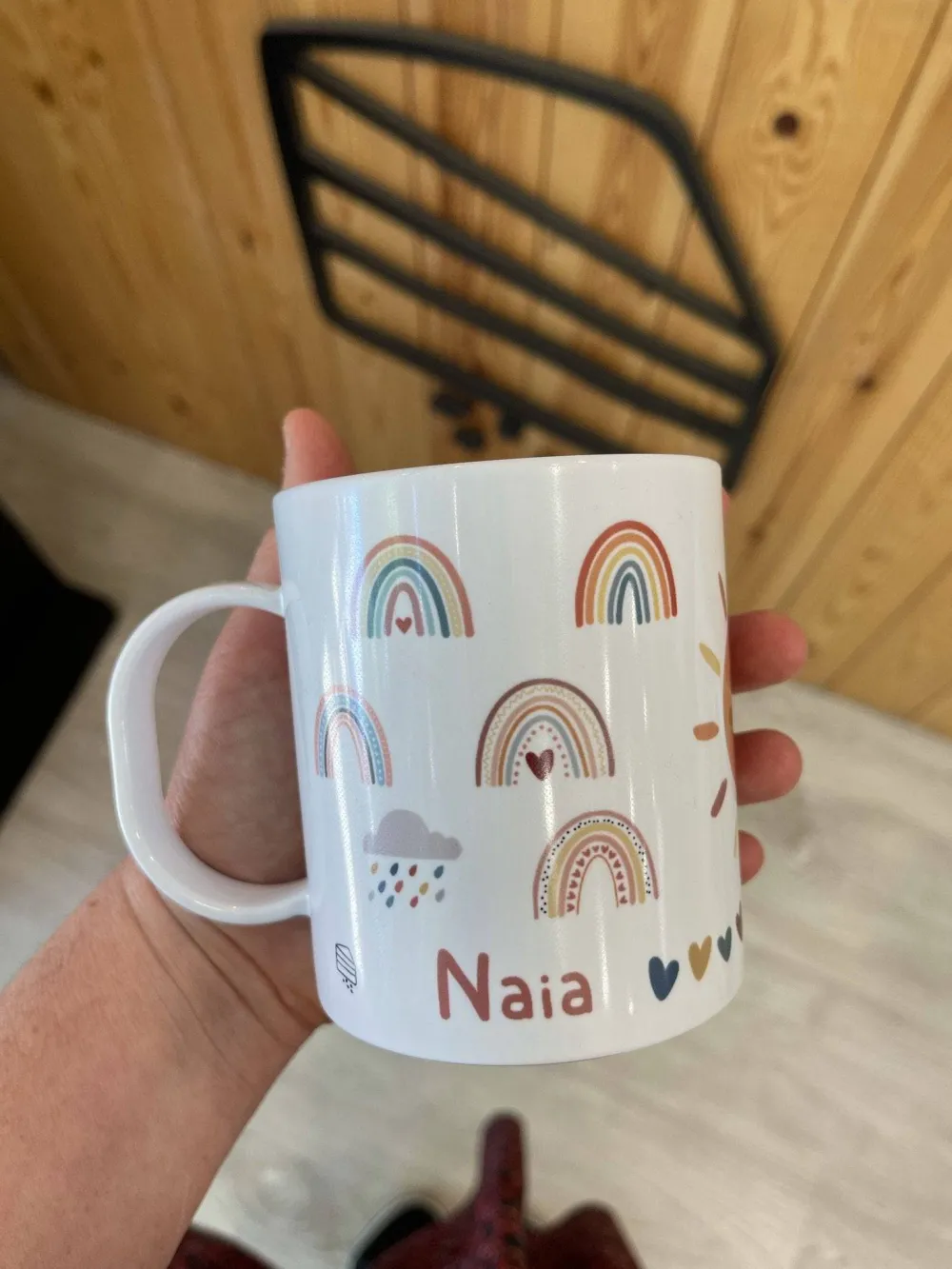Bizcocho de Yogur Taza Infantil Rainbow* Tazas Infantiles