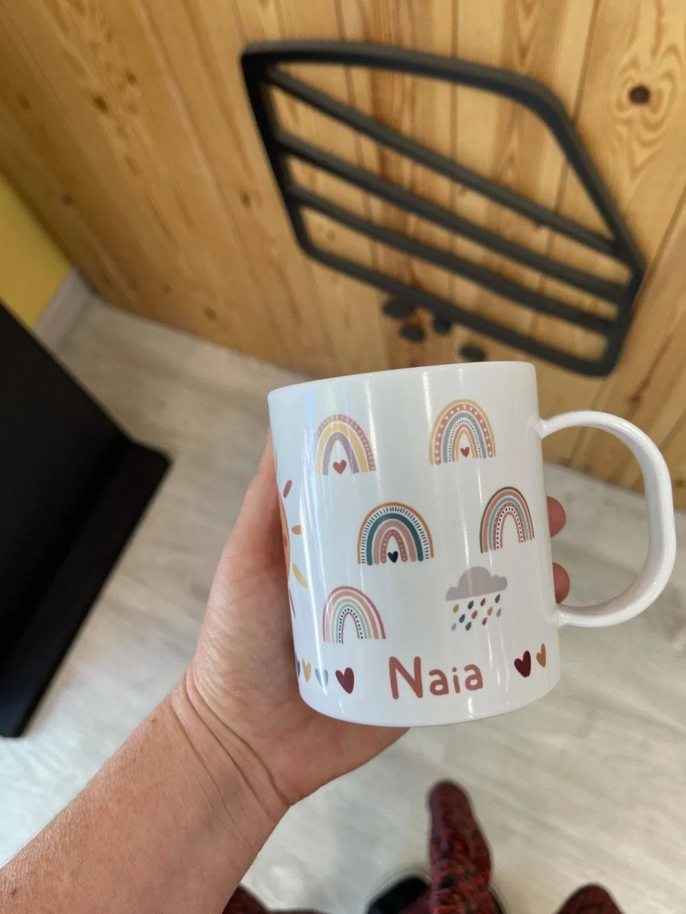 Bizcocho de Yogur Taza Infantil Rainbow* Tazas Infantiles