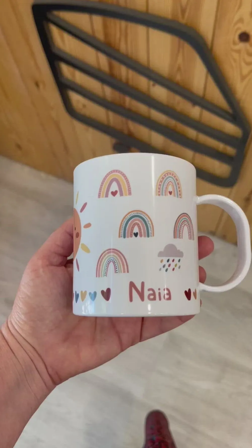 Bizcocho de Yogur Taza Infantil Rainbow* Tazas Infantiles