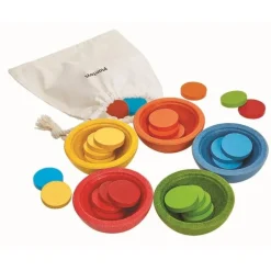 Plantoys Tazas Ordena y Cuenta*Niños Juguetes Waldorf|Juguetes Montessori