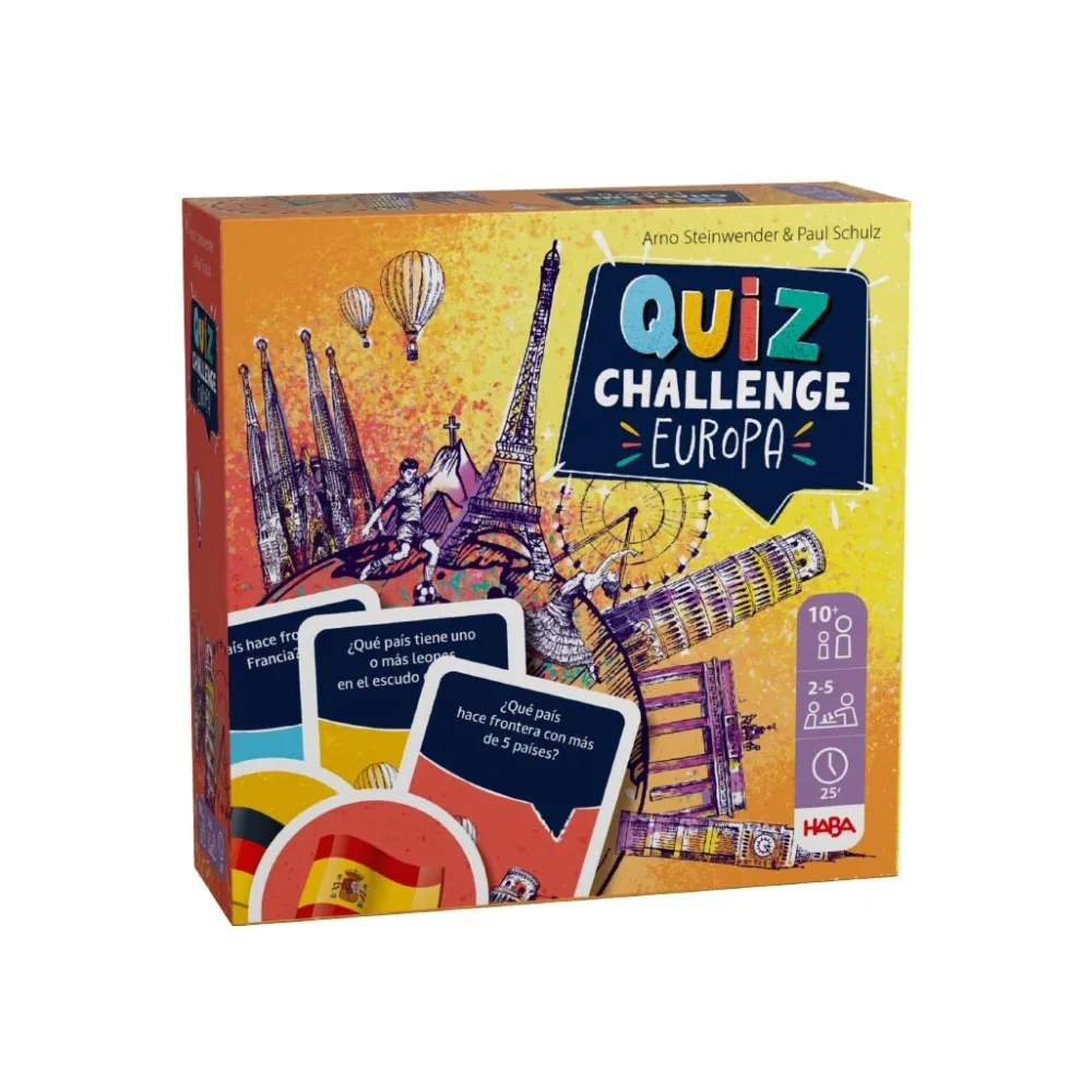 HABA Team Quiz Challenge – Europa ·*Niños Juegos Haba|Juegos De Mesa Competitivos