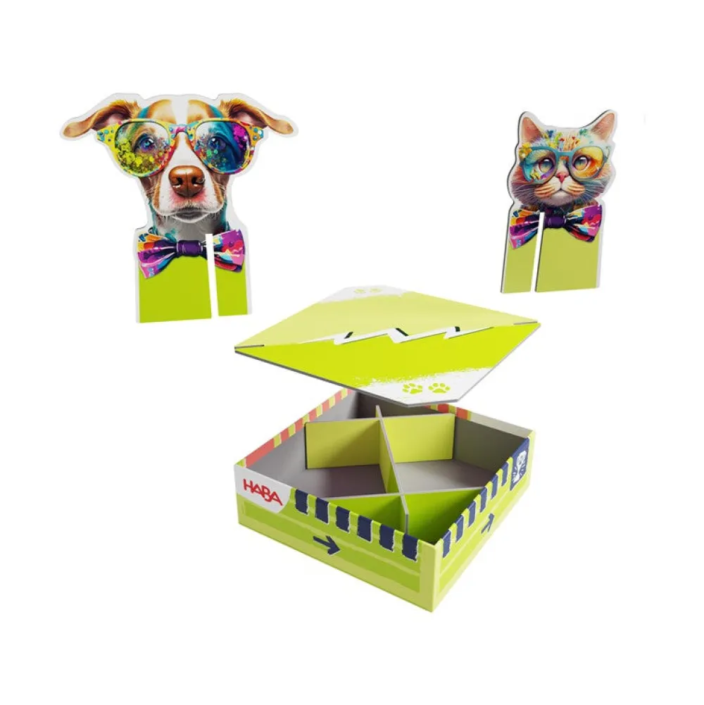 HABA Team Quiz Challenge – Gatos vs. Perros ·*Niños Juegos Haba|Juegos De Mesa Competitivos