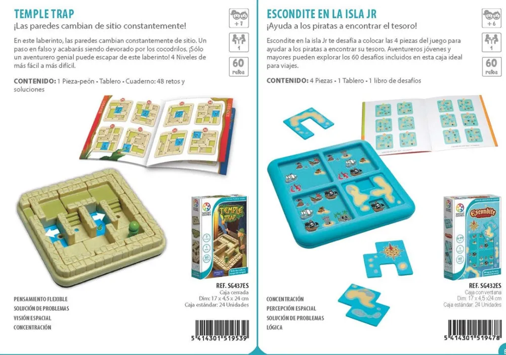 Smart Games Temple Trap ·*Niños Smart Games|Juegos De Lógica