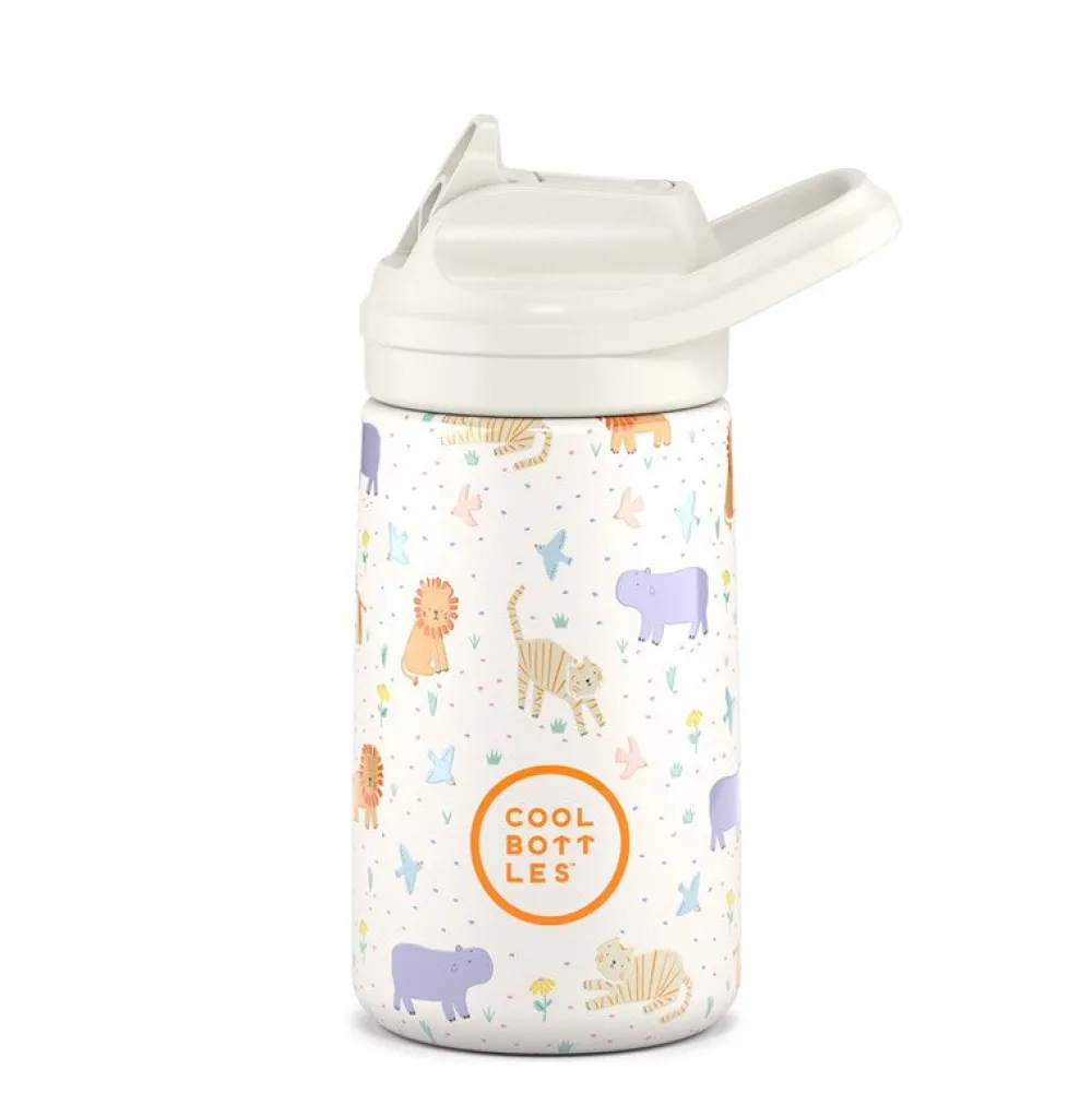 Cool Bottles The Kiddie Bottle - Roar Time 350ml ·* Botellas De Agua Termo|Botellas De Agua Para El Cole·Botellas Termo