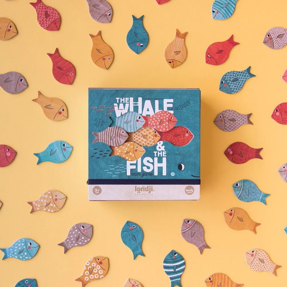 Londji The Whale & The Fish ·*Niños Juegos De Mesa Competitivos|Juegos De Tablero