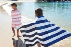Dock u0026 Bay Toalla Cabana Navy · L*Niños Toallas De Playa Para Adultos|Toalla De Niños Para Playa