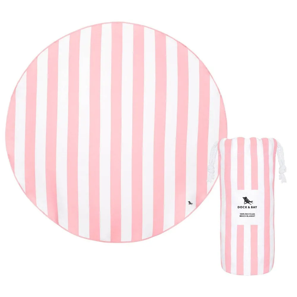 Dock u0026 Bay Toalla Redonda Rosa Pastel · 170cm* Toallas De Playa Para Adultos
