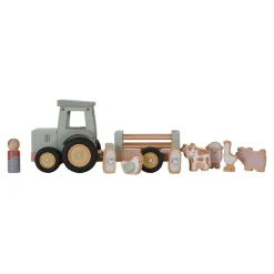 Little Dutch Tractor con trailer Little Farm ·*Niños Juguetes De Madera Para Niños