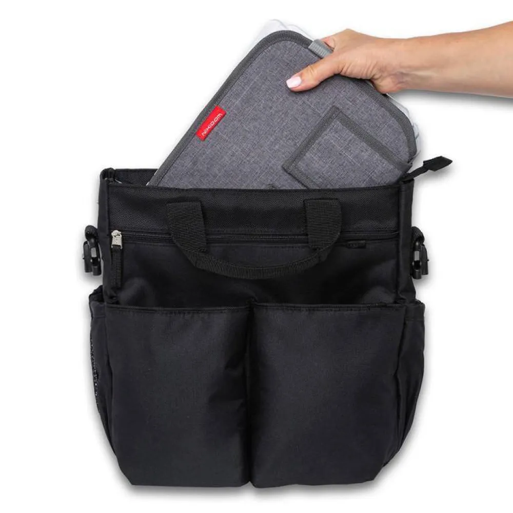 Nikidom Trona portátil · Gris* Accesorios Para Salir Fuera Y Viajar