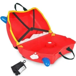 Trunki Frank · Camión Bomberos* Maletas Trunki|Accesorios Para Salir Fuera Y Viajar
