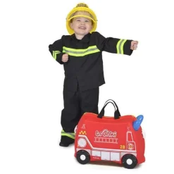 Trunki Frank · Camión Bomberos* Maletas Trunki|Accesorios Para Salir Fuera Y Viajar